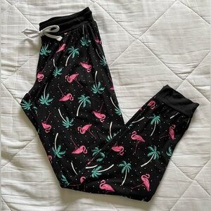 Tropical lounge pants 3/4 length